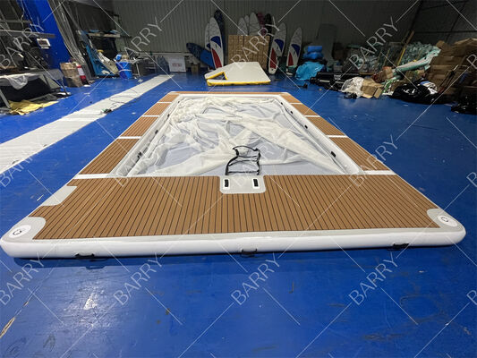 حمام سباحة على شكل قنديل البحر قابل للنفخ مع شبكة