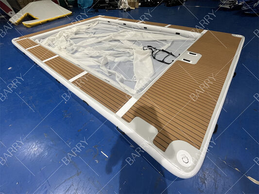 حمام سباحة على شكل قنديل البحر قابل للنفخ مع شبكة