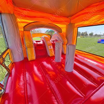 الحفلة دينو حارس القفز منزل كاستيلوس هينشابلز القصر القفز مع حوض سباحة الديناصور منزل القفز