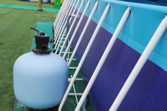 تخصيص PVC الصلب مستطيلة الترا المعدنية الإطار تجمع لحديقة مائية