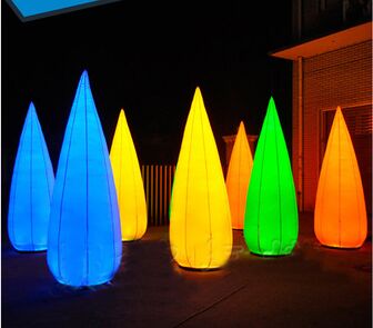 الجنس أنبوب 8 أدى Lighing نفخ عمود تغيير لون للحصول على Diaplay
