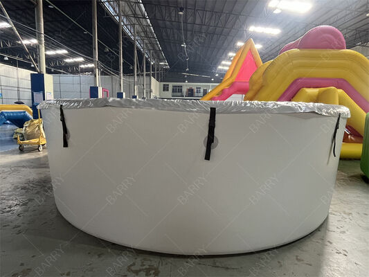 حوض غمر بارد قابل للنفخ دائري مع غطاء مادة دروب ستيتش حوض مع غطاء