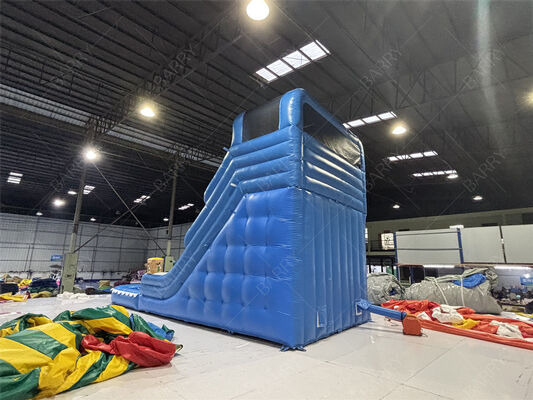 التجارية الموجة الزرقاء للأطفال الفناء الخلفي المزلق المضغوط مع حمام سباحة لاستخدام المنزل