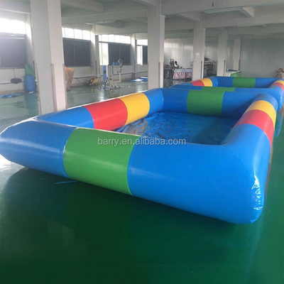 الكبار الملونة 0.9mm PVC نفخ بركة سباحة للخارجية