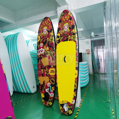أطفال قابل للنفخ SUP Board تجاري غير زلة يفجر واحد أو شخصين مجداف لوح