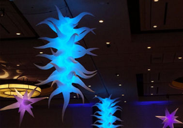 قابل للنفخ يقود يعلن عرض 11ft طويل سيلينج أدى إضاءة Agave النبات شكل عضوي