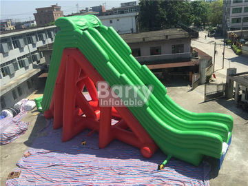 ارتفاع 11.5M الحرة سقوط السلامة العملاق نفخ الشرائح للبالغين 0.55mm PVC