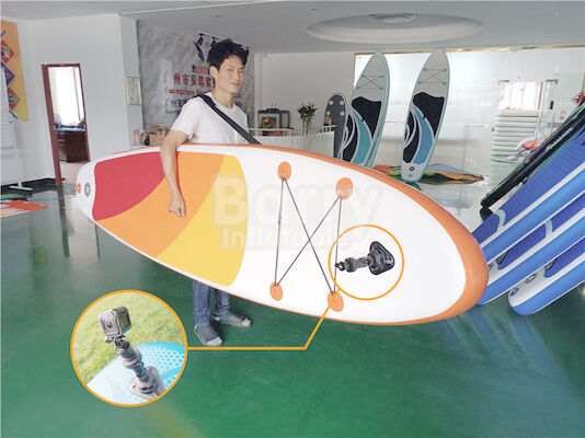 PVC قابل للنفخ لوح التزلج Isup Board مع واجهة Selfie Cmara