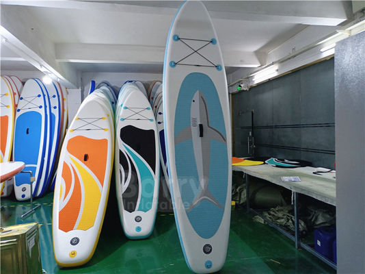 مجموعة لوح مجداف قابل للنفخ من الكربون SUP Paddle Board مع مادة غرزة متدلية