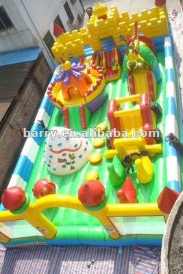 EN 14960 قابل للنفخ ملاهي قلعة نطاط مع Slide Play Park