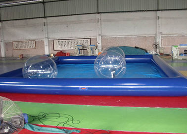 قابل للنفخ أسرة بركة سباحة مع ماء Zorb كرة / ماء قابل للنفخ بركة