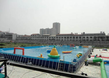 Big Water Park مستطيلة فوق الأرض إطار معدني التجديف بركة 12 × 39