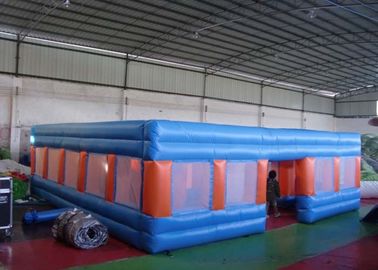 0.55mm PVC أطفال ملعب نفخ في الهواء الطلق ألعاب تفجير المتاهة EN14960