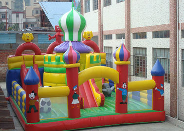 0.55mm pvc مشمّع وقاية قابل للنفخ Bouncy قصر منزل، قابل للنفخ حالة لهو متنزه